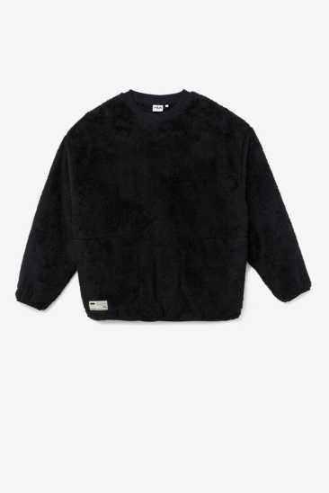 Fila Homme Project 7 Boa Fleece Sweat 001 Noir Fila France VFH-841703